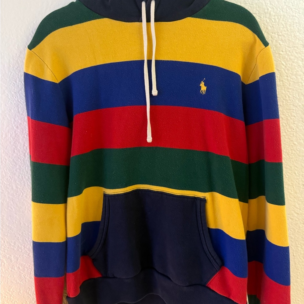 Ralph Lauren Polo Blue and Yellow Hoodie
